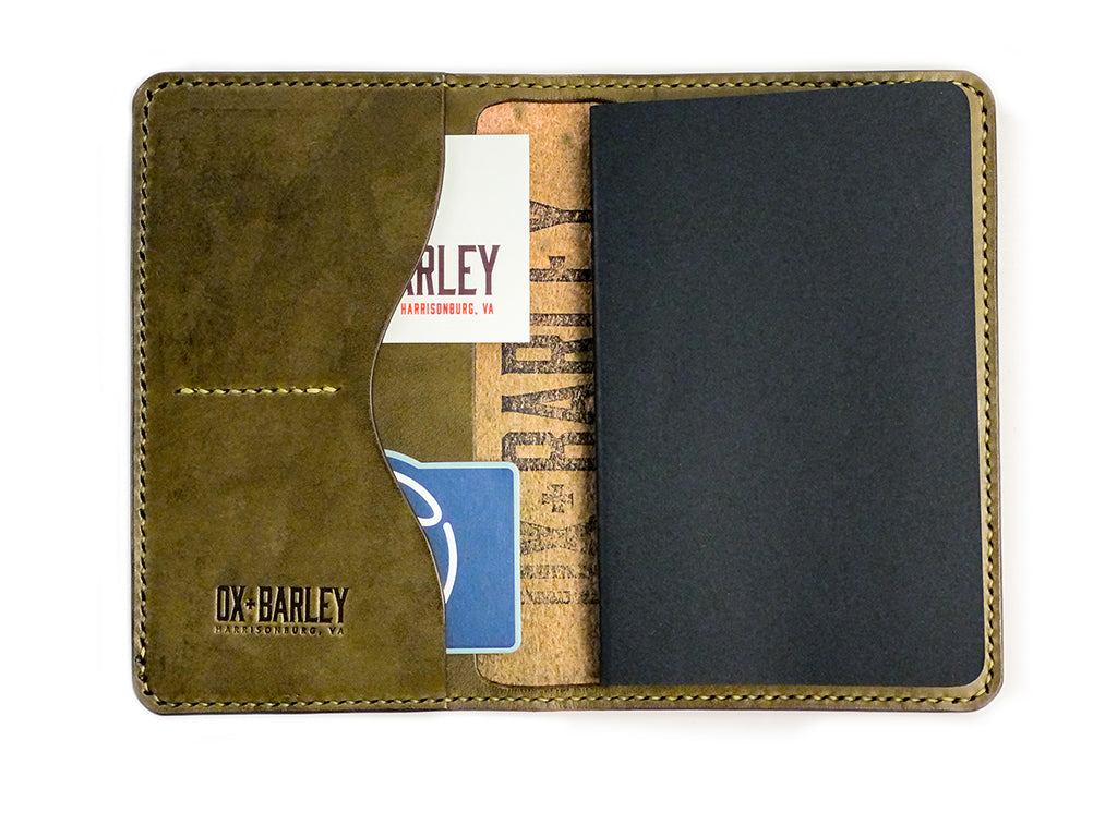 Appalachian Field Journal full-grain leather cover for 3.5 x 5.5 inch notebooks