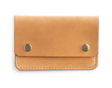Slim Card Wallet in Natural Harness