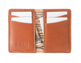 Front Pocket Wallet in Tan English Bridle - Ox & Barley